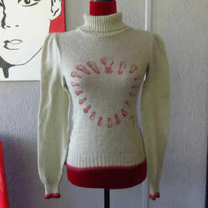 Puff-Sleeve Lightweight Mohair Lightbulb Sweater!